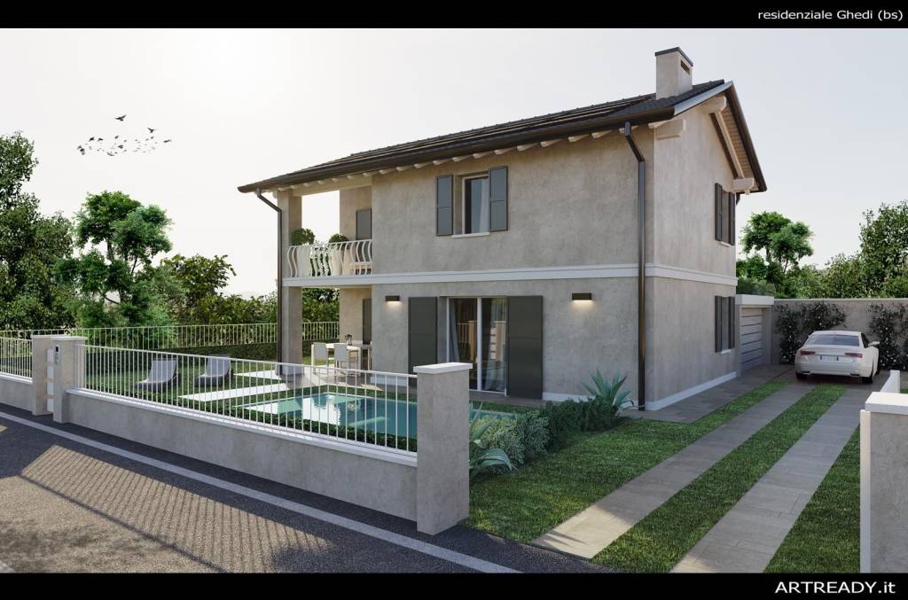 casa indipendente in vendita a Ghedi in zona Belvedere