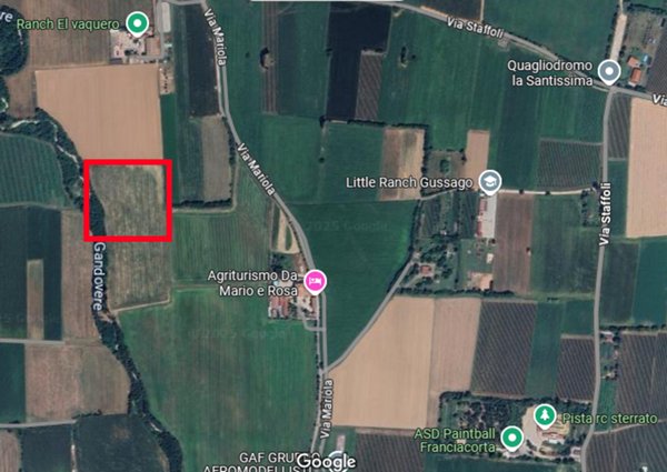 terreno agricolo in vendita a Gussago in zona Ronco