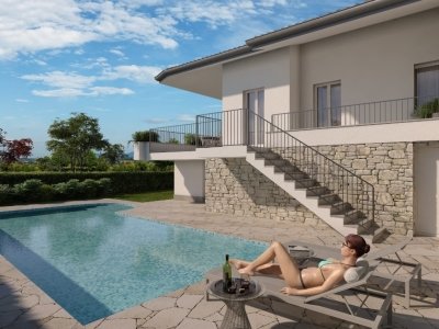 casa indipendente in vendita a Gussago in zona Villa