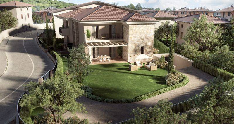 casa indipendente in vendita a Gussago in zona Piazza