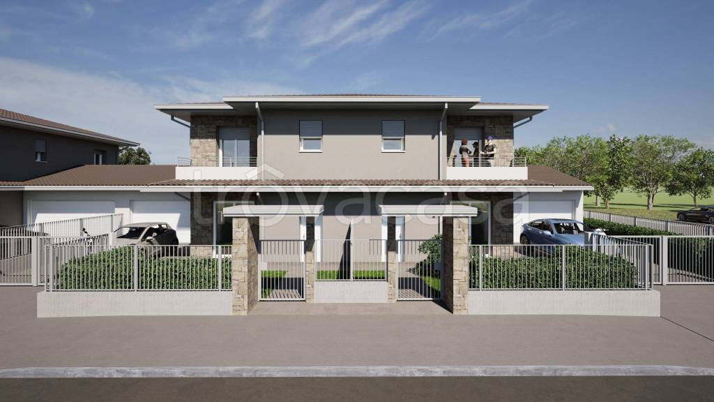 casa indipendente in vendita a Gussago in zona Villa