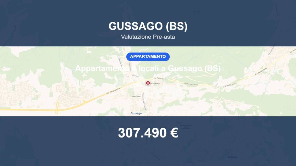 appartamento in vendita a Gussago in zona Piedeldosso