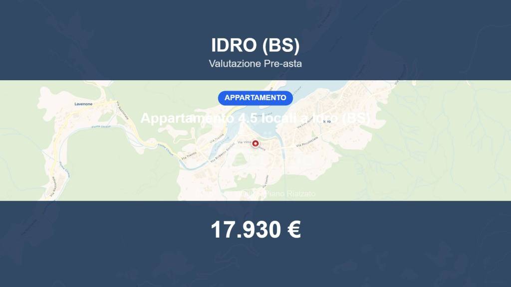 appartamento in vendita ad Idro in zona Crone
