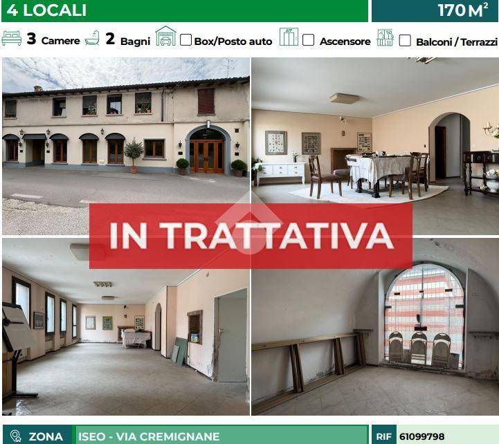appartamento in vendita ad Iseo in zona Cremignane