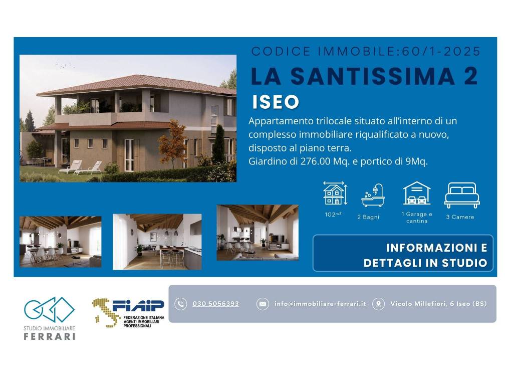 appartamento in vendita ad Iseo