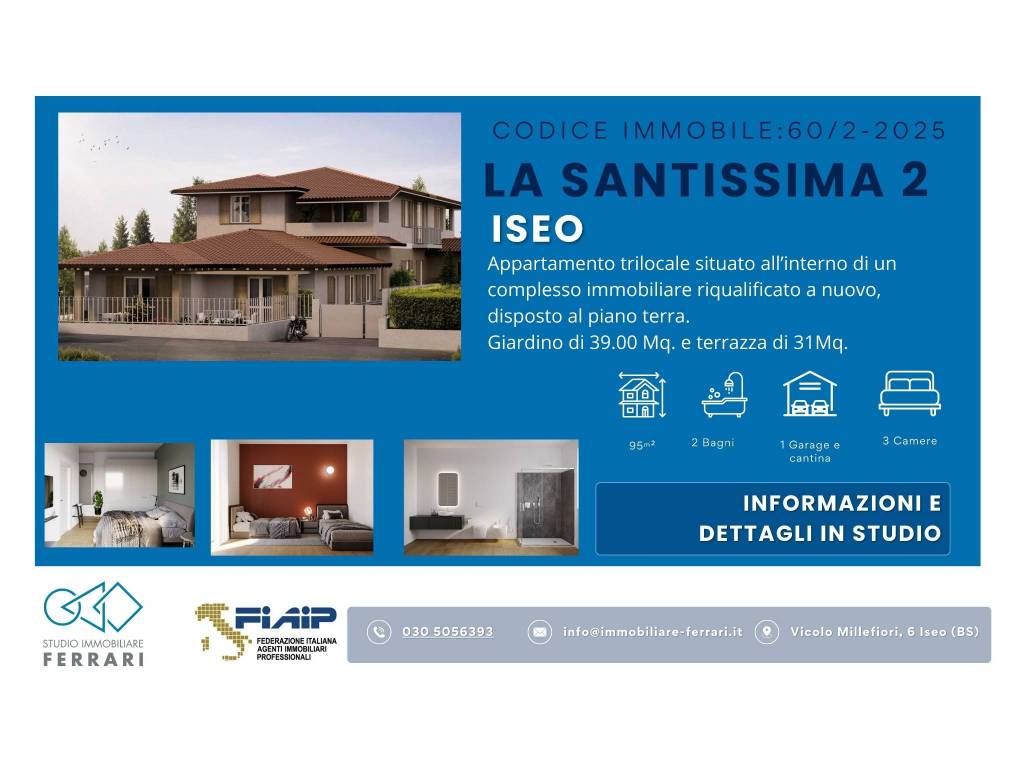 appartamento in vendita ad Iseo