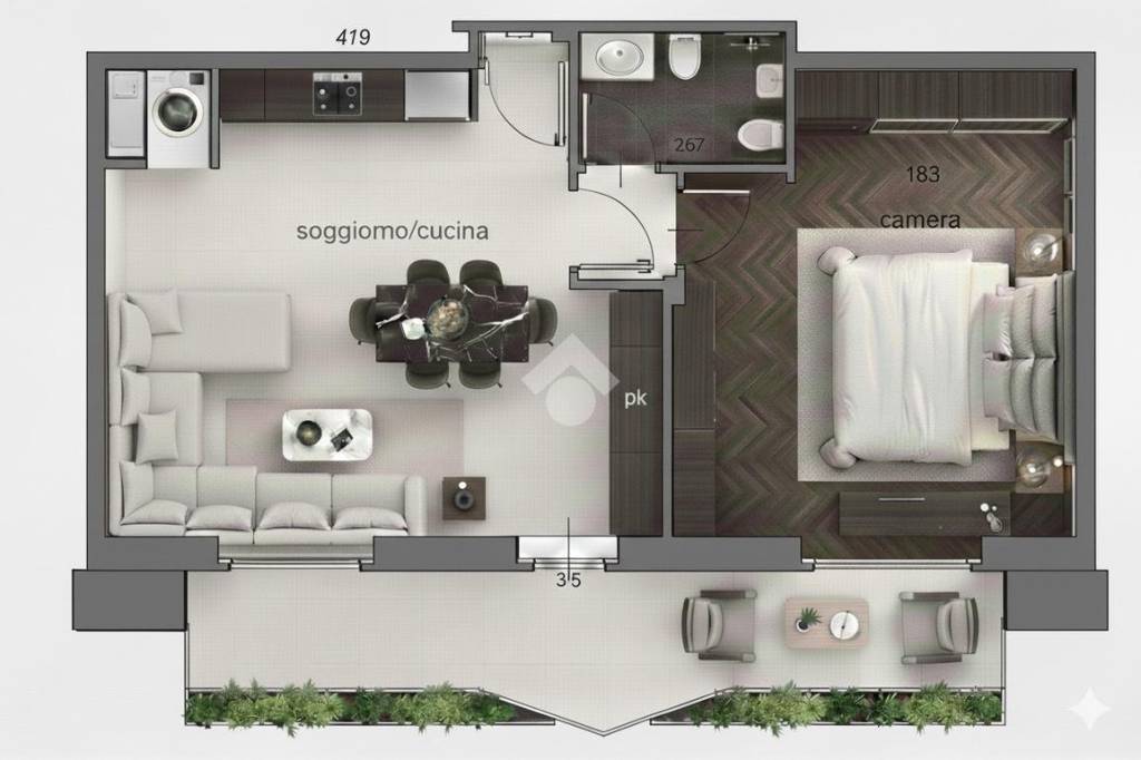 appartamento in vendita a Castiglione Torinese