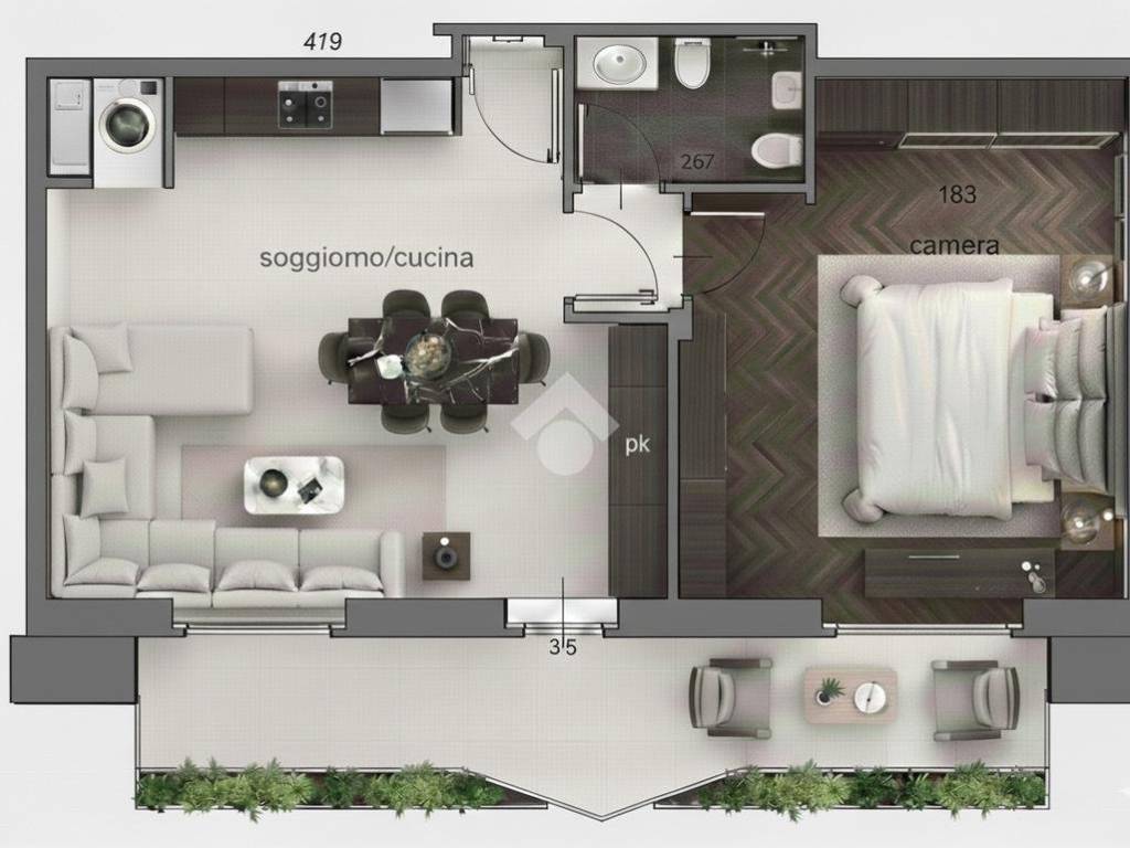 appartamento in vendita a Castiglione Torinese