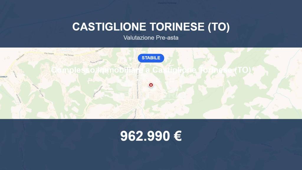 terreno edificabile in vendita a Castiglione Torinese in zona Rivodora