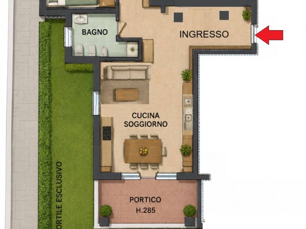 appartamento in vendita a Leno