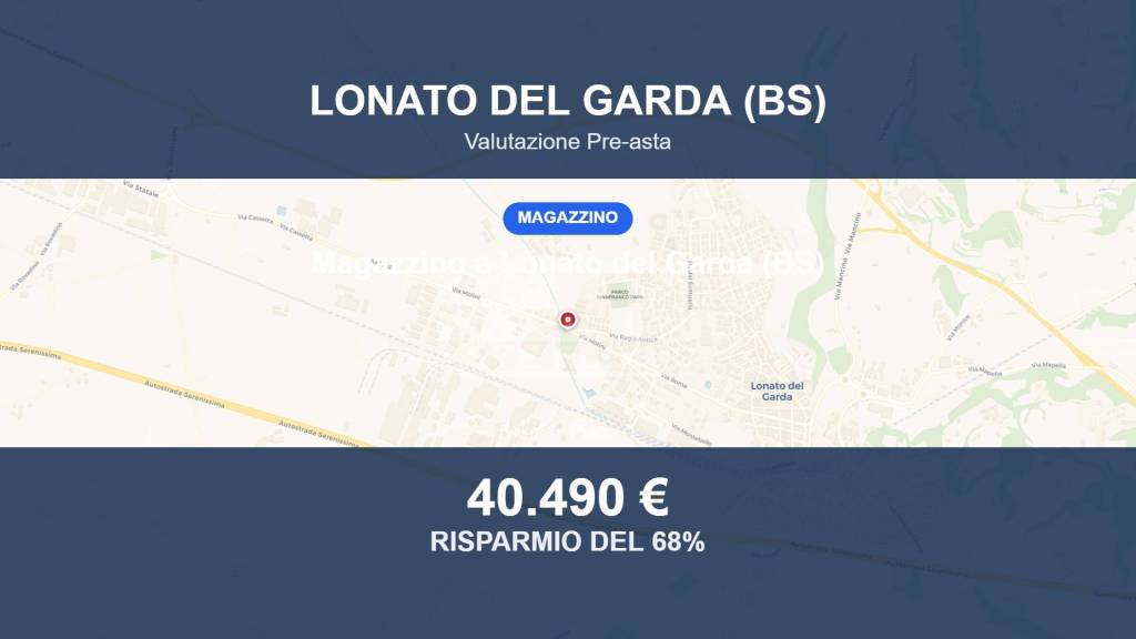 locale commerciale in vendita a Lonato del Garda