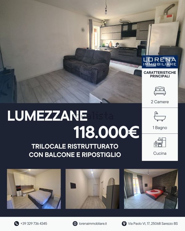 appartamento in vendita a Lumezzane