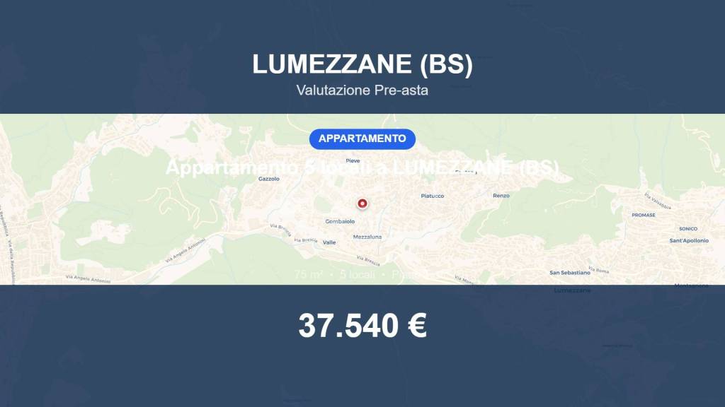 appartamento in vendita a Lumezzane in zona San Sebastiano