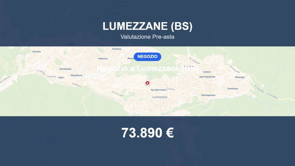 negozio in vendita a Lumezzane in zona San Sebastiano