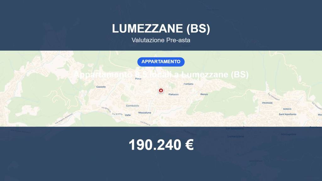appartamento in vendita a Lumezzane in zona San Sebastiano
