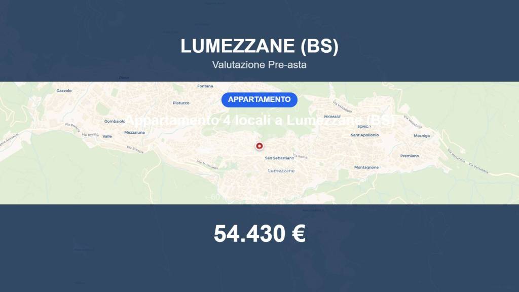 appartamento in vendita a Lumezzane in zona San Sebastiano
