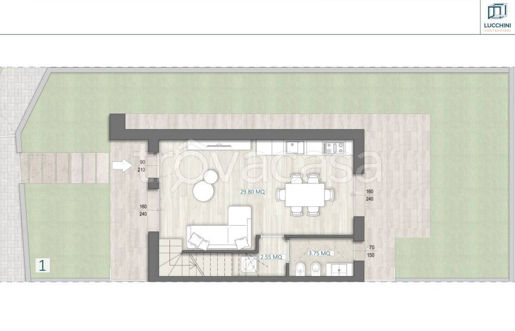 casa indipendente in vendita a Manerba del Garda in zona Crociale