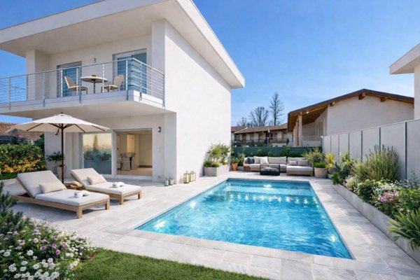 casa indipendente in vendita a Manerba del Garda in zona Pieve Vecchia