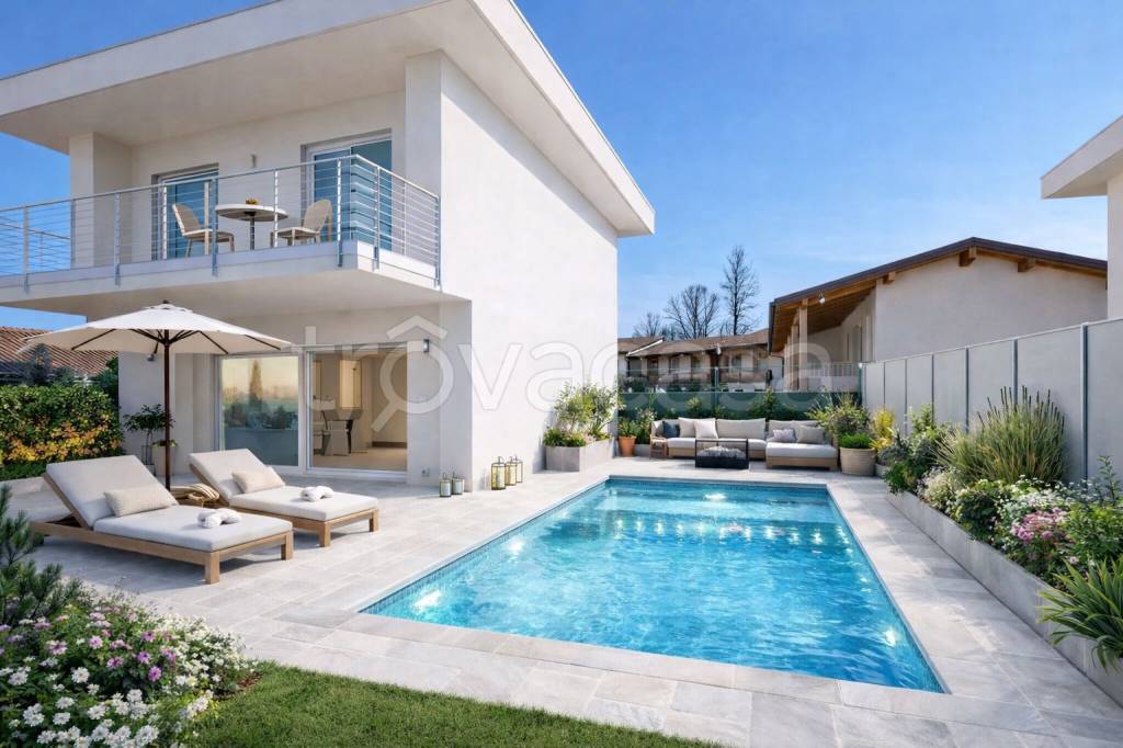 casa indipendente in vendita a Manerba del Garda in zona Pieve Vecchia