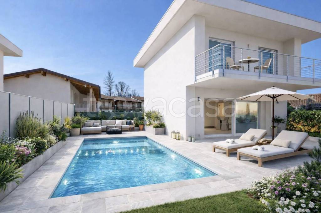 casa indipendente in vendita a Manerba del Garda in zona Pieve Vecchia