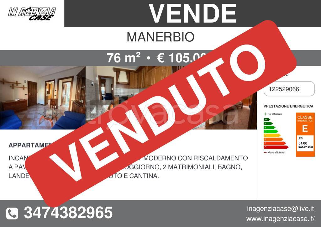 appartamento in vendita a Manerbio
