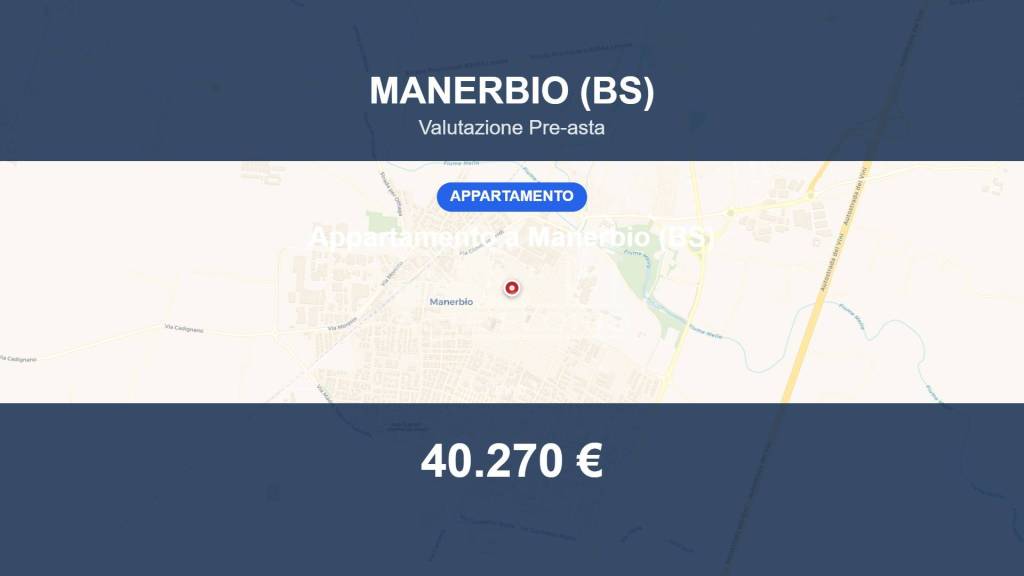appartamento in vendita a Manerbio