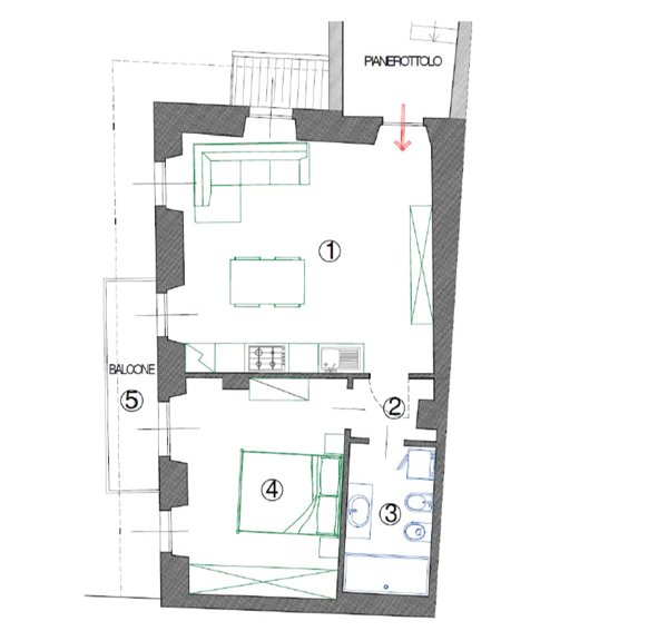 appartamento in vendita a Marone