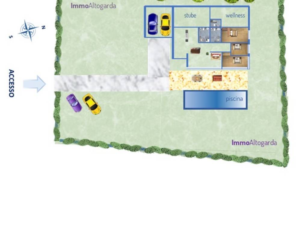 casa indipendente in vendita a Moniga del Garda