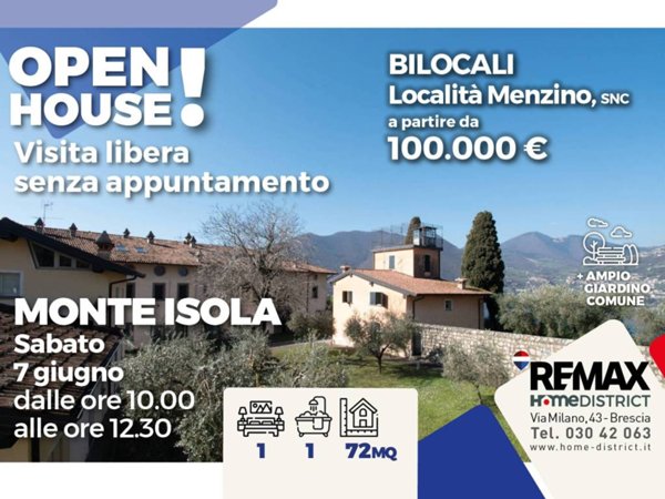 appartamento in vendita a Monte Isola in zona Menzino