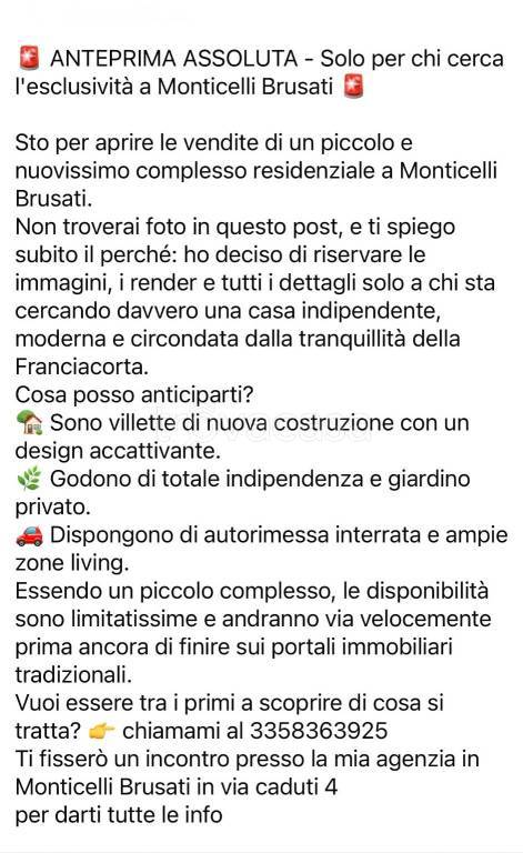 casa indipendente in vendita a Monticelli Brusati