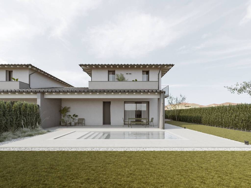casa indipendente in vendita a Montichiari in zona Rò