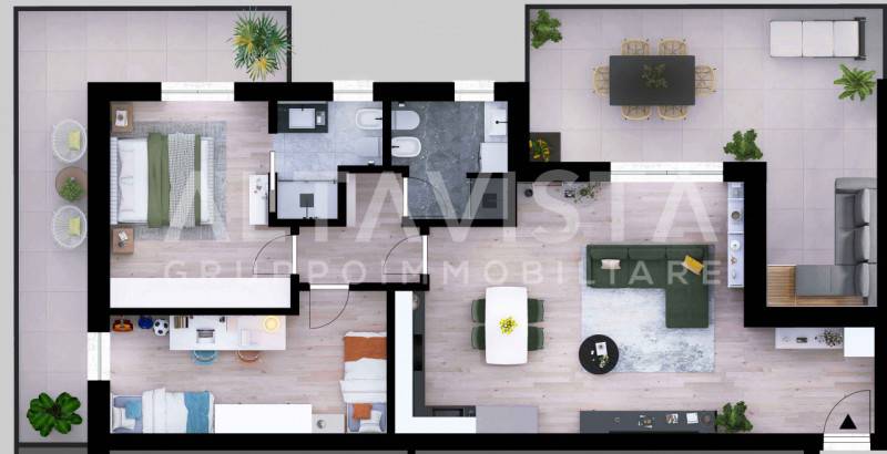 appartamento in vendita a Montichiari in zona Vighizzolo