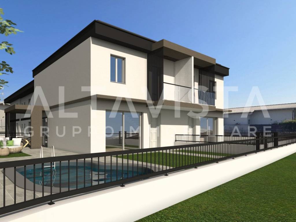 casa indipendente in vendita a Montichiari in zona Rò