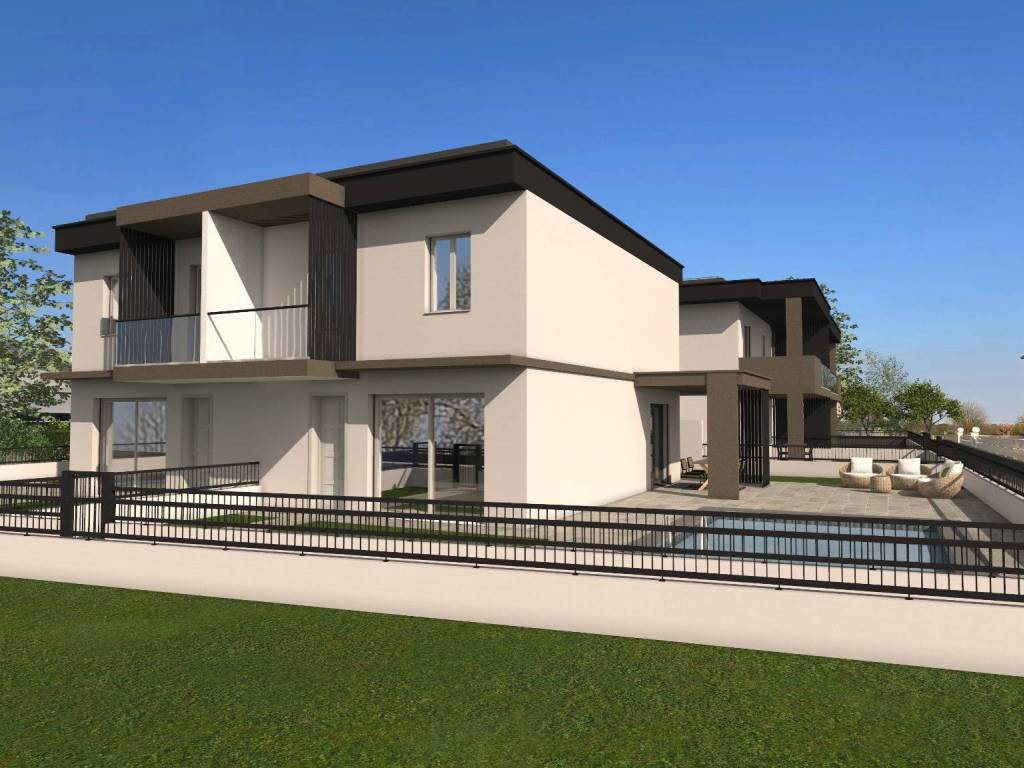 casa indipendente in vendita a Montichiari in zona Rò