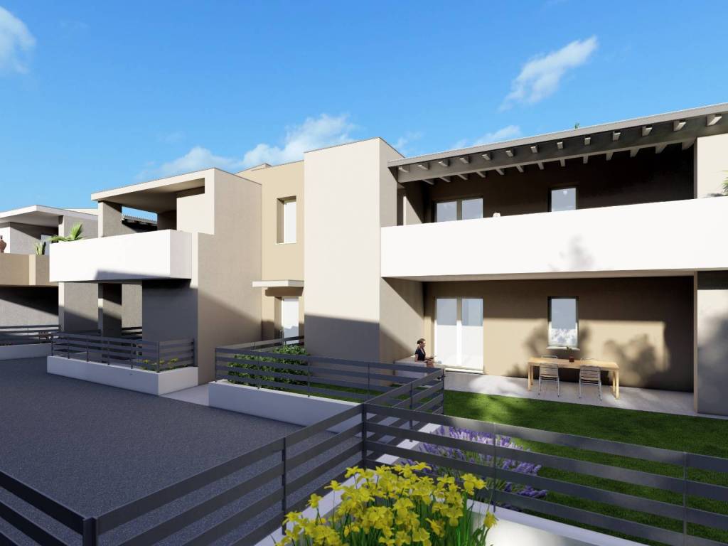appartamento in vendita a Montichiari in zona Rò