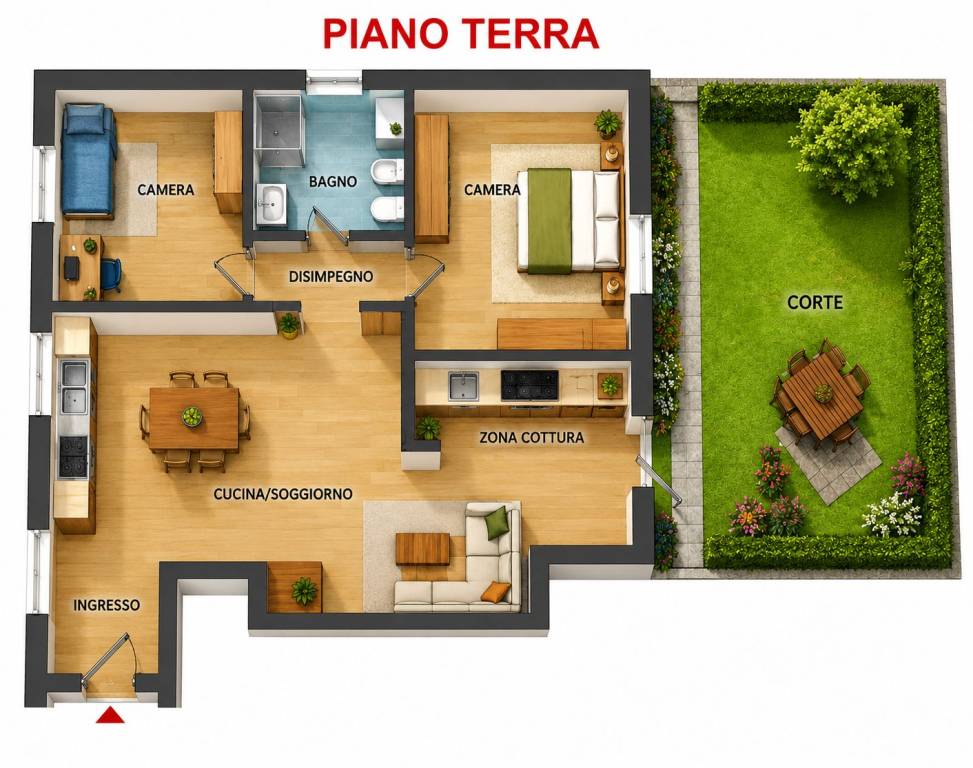 appartamento in vendita a Montichiari in zona Sant'Antonio