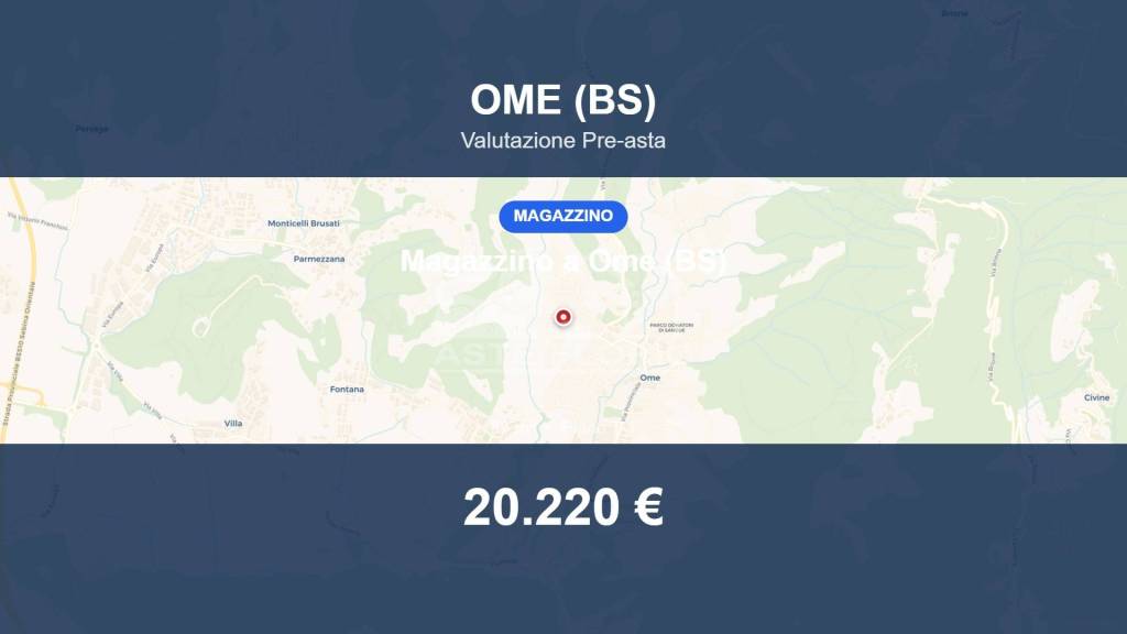 locale commerciale in vendita ad Ome