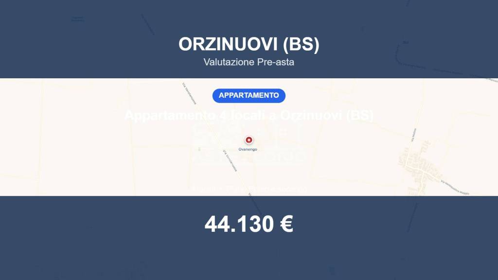 appartamento in vendita ad Orzinuovi in zona Ovanengo