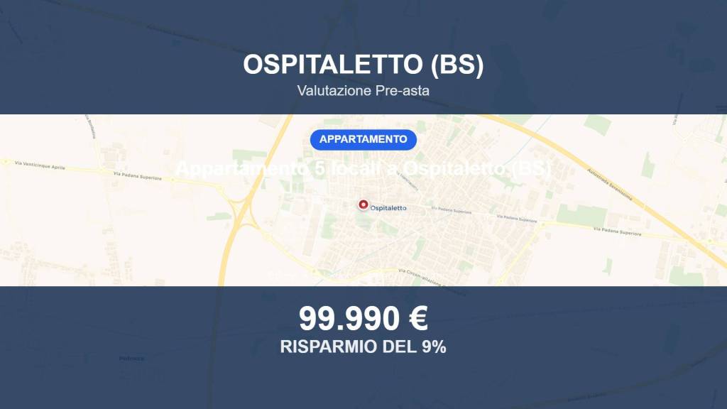 appartamento in vendita ad Ospitaletto