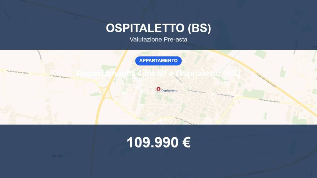 appartamento in vendita ad Ospitaletto in zona Centro Storico
