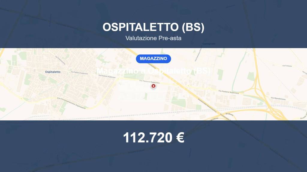 locale commerciale in vendita ad Ospitaletto in zona Centro Storico