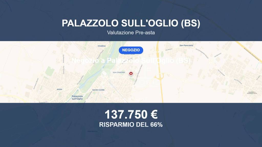 negozio in vendita a Palazzolo sull'Oglio in zona San Pancrazio