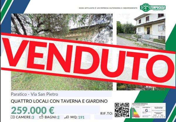 appartamento in vendita a Paratico