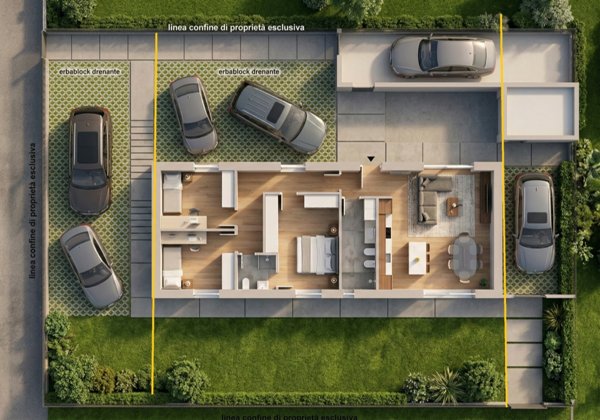 appartamento in vendita a Passirano