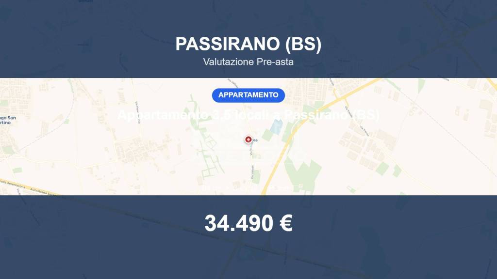 appartamento in vendita a Passirano