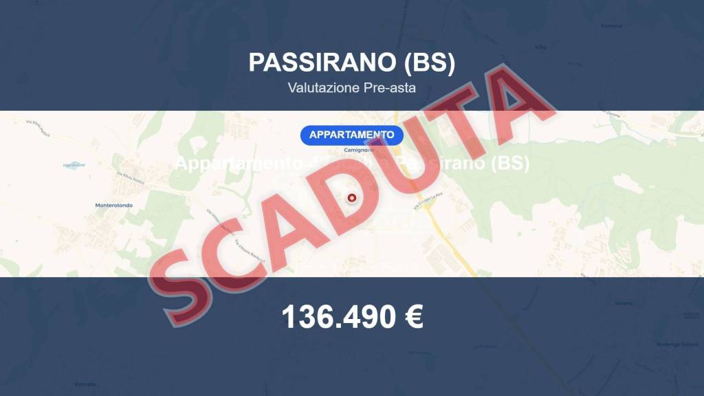 appartamento in vendita a Passirano in zona Camignone