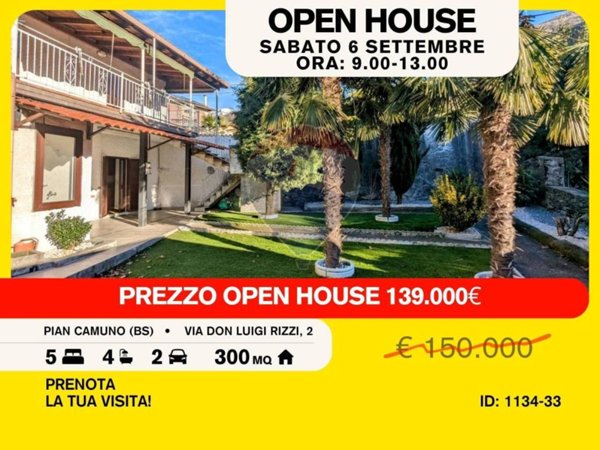 casa indipendente in vendita a Pian Camuno