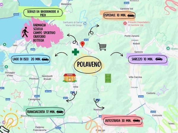 casa indipendente in vendita a Polaveno