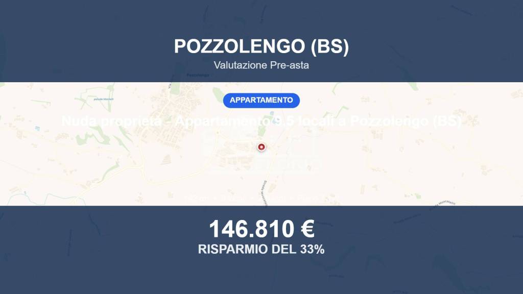 appartamento in vendita a Pozzolengo