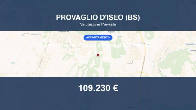 appartamento in vendita a Provaglio d'Iseo